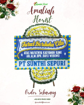 Papan Bunga Duka di Kertaangsana